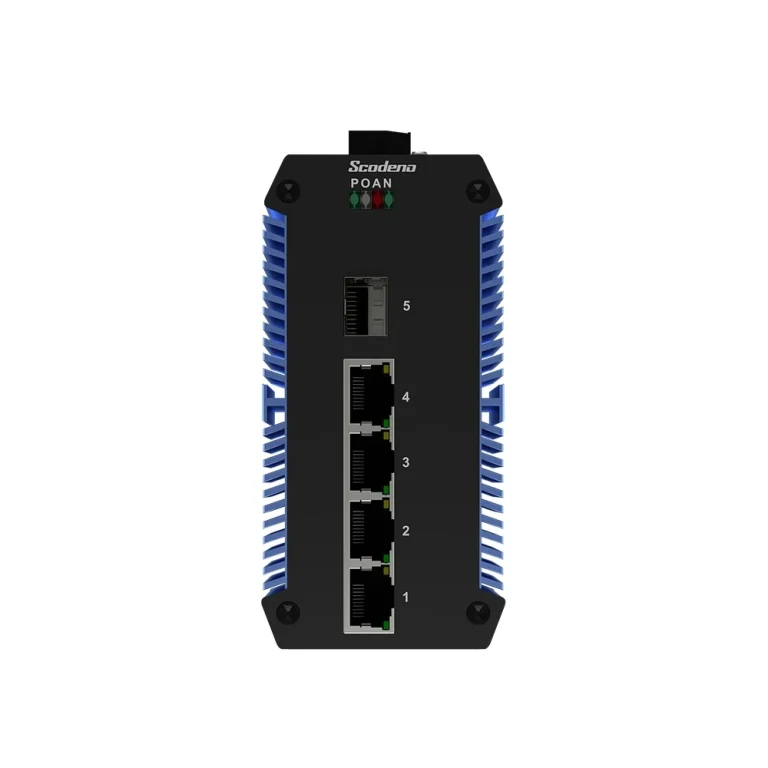 XPTN-9000-65-1FX4TX-X Switch Công nghiệp Scodeno 5 cổng 1*100 Base-FX, 4*10/100 Base-TX None PoE